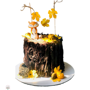 Fall birthday cake