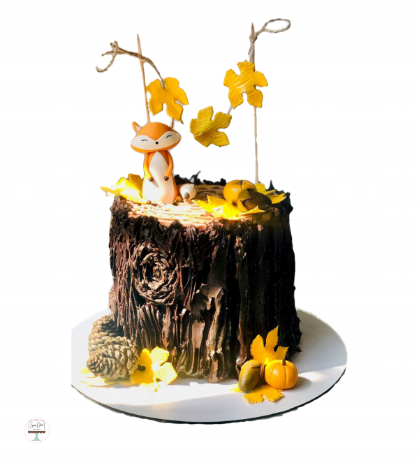 Fall birthday cake