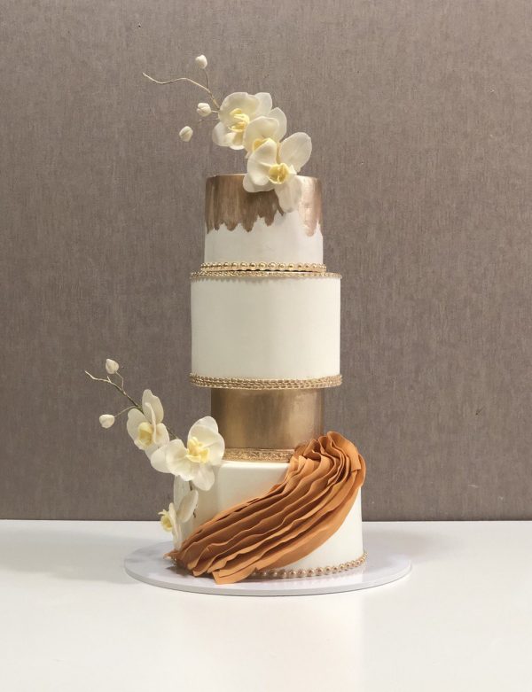 Golden Ruffle Cake - Image 2