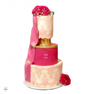 Pink Floral Cake