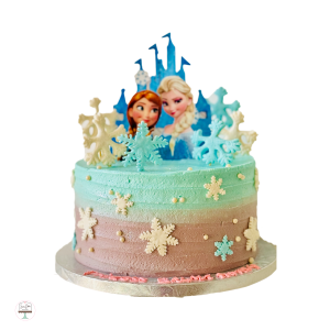 Elsa & Anna Cake