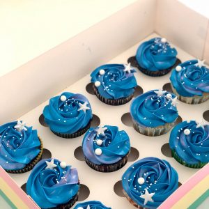 Galaxy cupcakes
