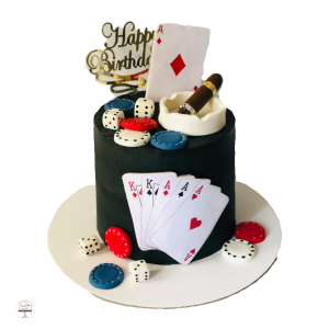Poker Cake