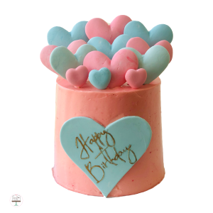 Romantic HBD cake
